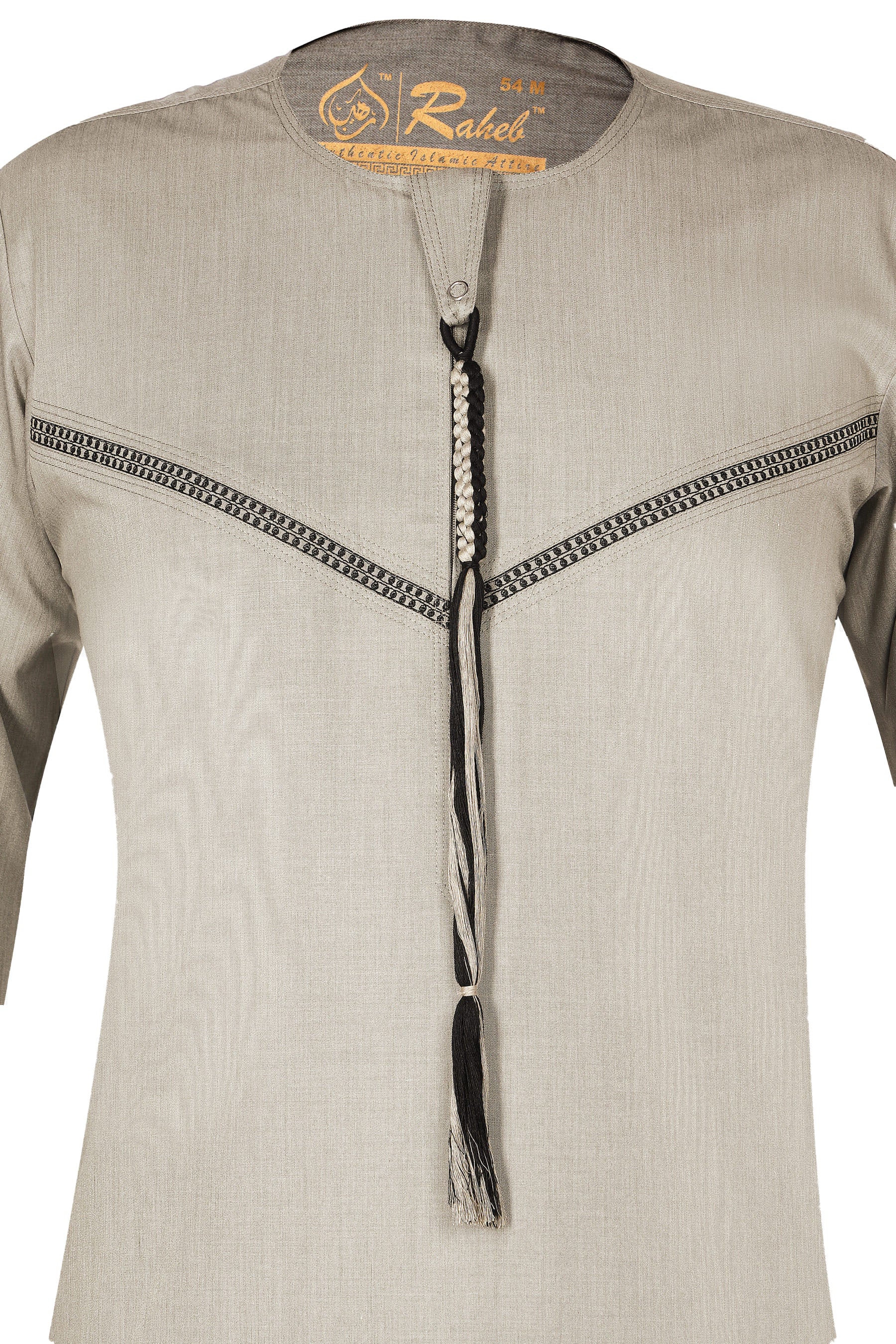 Khaki Thobe Sale UK. Buy Best Price Khaki Mens Zip Thobe Online for Jummah, Eid & Islamic Event. Best Jubba & Kanduras By Raheb