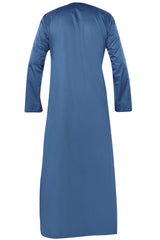 Royal - Omani Thobe Design 3 Premium Fabric Embroidered With Tassel For Any Occasion