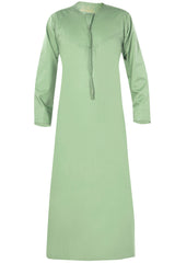 Jade - Authentic Omani Stitch Thobe for Men – Traditional Gulf Style