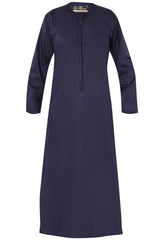 Purple - Authentic Omani Stitch Thobe for Men – Traditional Gulf Style