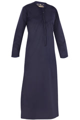 Purple - Authentic Omani Stitch Thobe for Men – Traditional Gulf Style