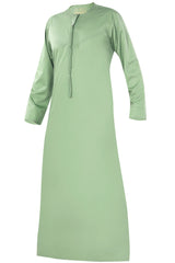 Jade - Authentic Omani Stitch Thobe for Men – Traditional Gulf Style