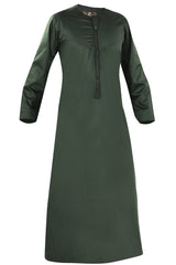 Hunter - Authentic Omani Stitch Thobe for Men – Traditional Gulf Style