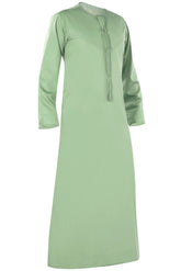 Jade - Authentic Omani Stitch Thobe for Men – Traditional Gulf Style