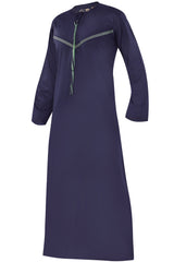 Omani Embroidery Thobe for Sale UK With Tassel color Purple Buy Royal Premium Fabric Gulf Style for Jummah Namaz, Eid Prayer