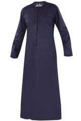 Purple - Authentic Omani Stitch Thobe for Men – Traditional Gulf Style