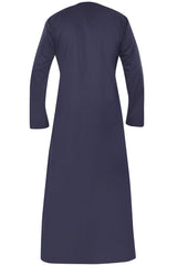 Purple - Authentic Omani Stitch Thobe for Men – Traditional Gulf Style