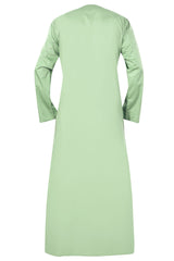 Jade - Authentic Omani Stitch Thobe for Men – Traditional Gulf Style