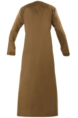 Choco - Authentic Omani Stitch Thobe for Men – Traditional Gulf Style