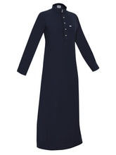 Standard thobes are traditional garments worn by Arabs, known for their distinctive design and comfort Navy.