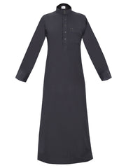 Standard thobes are traditional garments worn by Arabs, known for their distinctive design and comfort Grey.