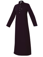 Standard thobes are traditional garments worn by Arabs, known for their distinctive design and comfort Plum.