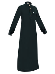 Cufflink thobes are traditional garments worn by Arabs, known for their distinctive design and comfort Military Green