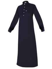 Cufflink thobes are traditional garments worn by Arabs, known for their distinctive design and comfort Navy Blue