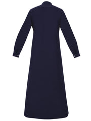 Cufflink thobes are traditional garments worn by Arabs, known for their distinctive design and comfort Navy Blue