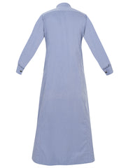 Cufflink thobes are traditional garments worn by Arabs, known for their distinctive design and comfort Sky blue