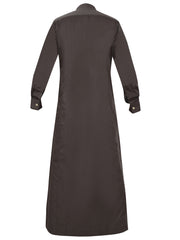 Cufflink thobes are traditional garments worn by Arabs, known for their distinctive design and comfort Brown