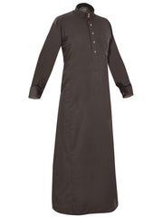 Cufflink thobes are traditional garments worn by Arabs, known for their distinctive design and comfort Brown