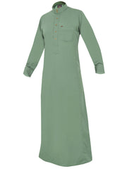 Cufflink thobes are traditional garments worn by Arabs, known for their distinctive design and comfort Pistacho