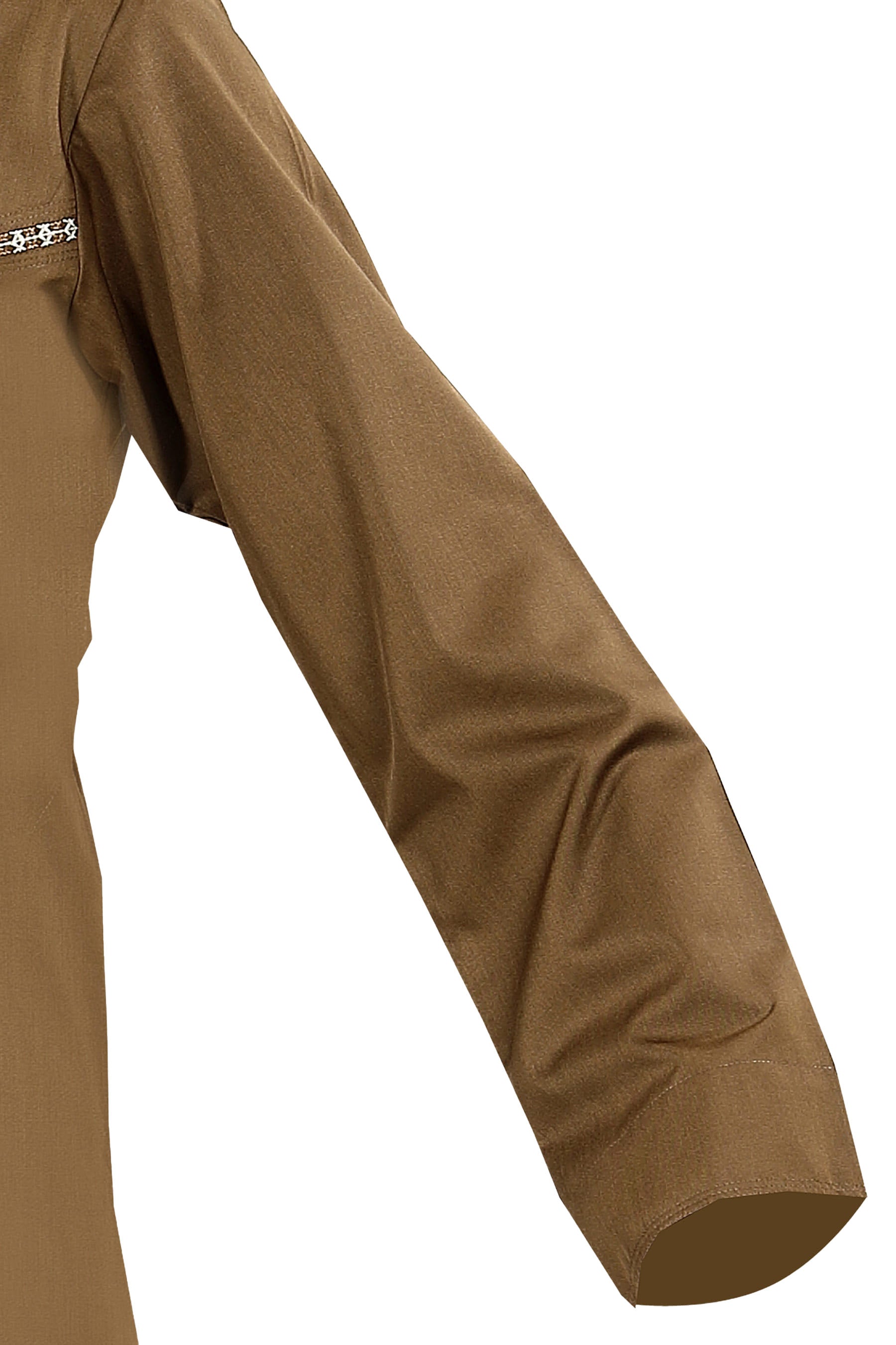 Choco - Omani Thobe Design 4 Premium Fabric Embroidered With Tassel For Any Occasion