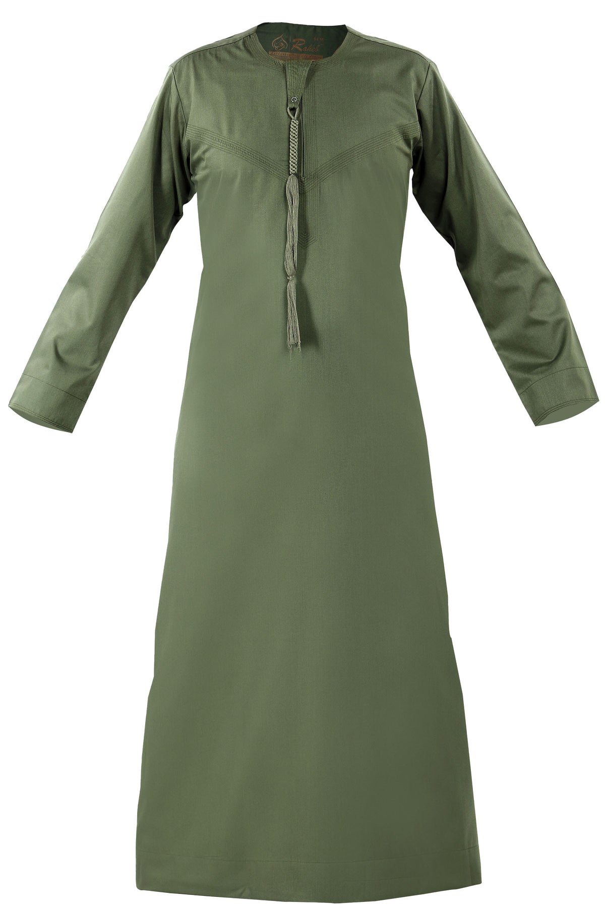 Green - Authentic Omani Stitch Thobe for Men – Traditional Gulf Style