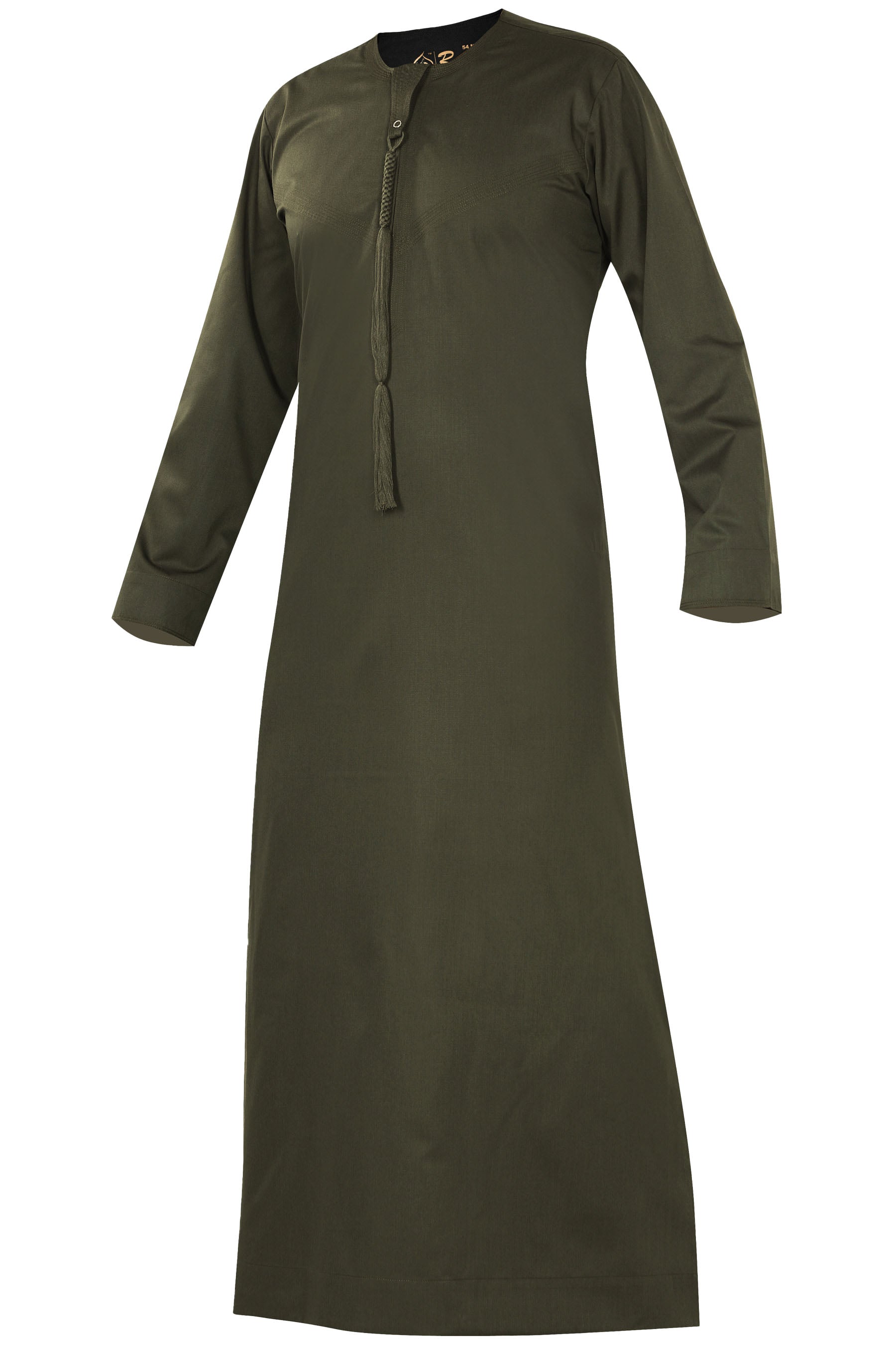 Brown - Authentic Omani Stitch Thobe for Men – Traditional Gulf Style