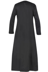 Omani Embroidery Mens Thobe for Sale UK Online With Tassel Color Black Royal Premium Fabric Gulf Style for Jummah Namaz, Eid Prayer