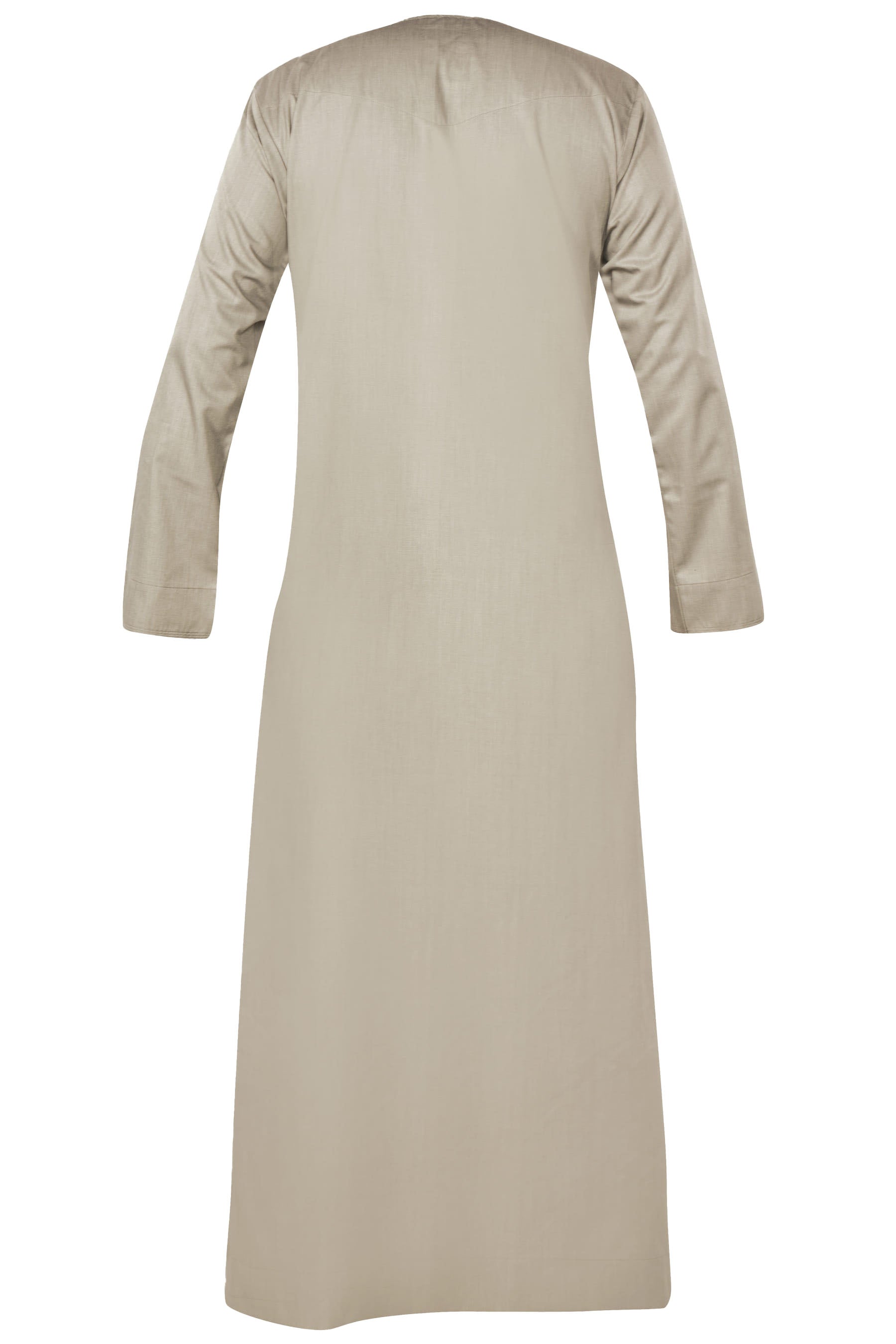 Omani Embroidery Mens Thobe for Sale UK Online With Tassel color Slate Royal Premium Fabric Gulf Style for Jummah Namaz, Eid Prayer