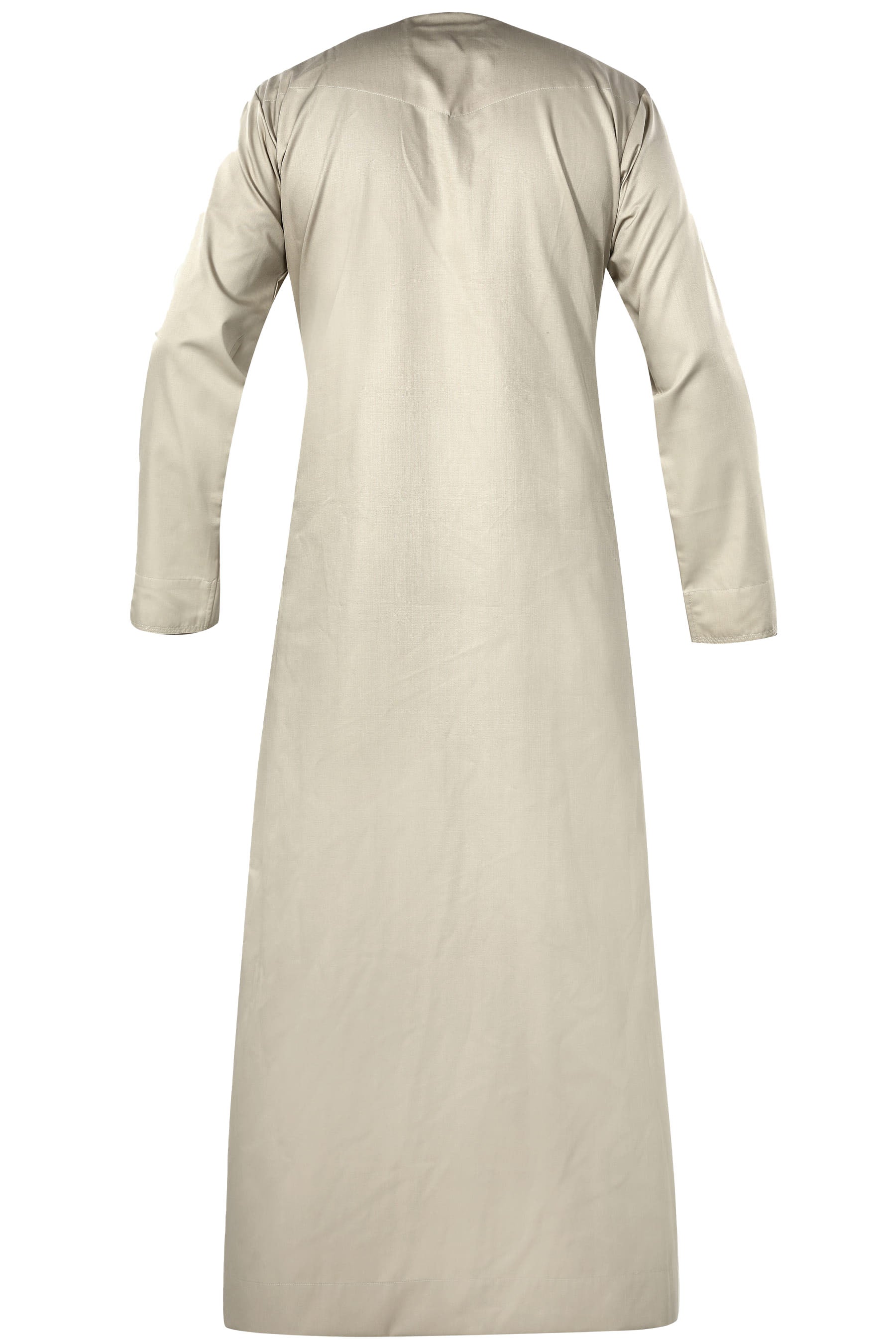 Slate - Authentic Omani Stitch Thobe for Men – Traditional Gulf Style