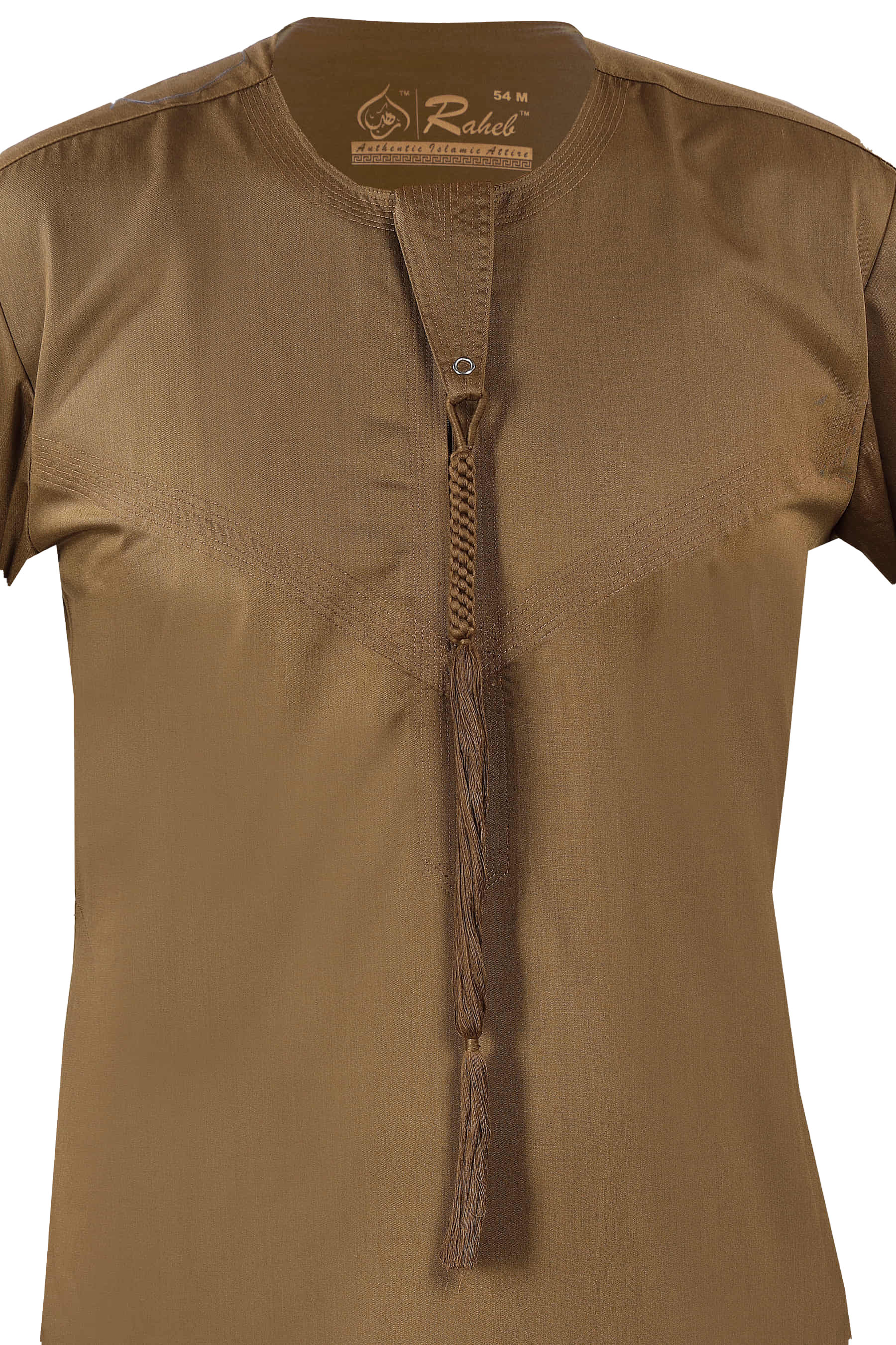 Choco - Authentic Omani Stitch Thobe for Men – Traditional Gulf Style