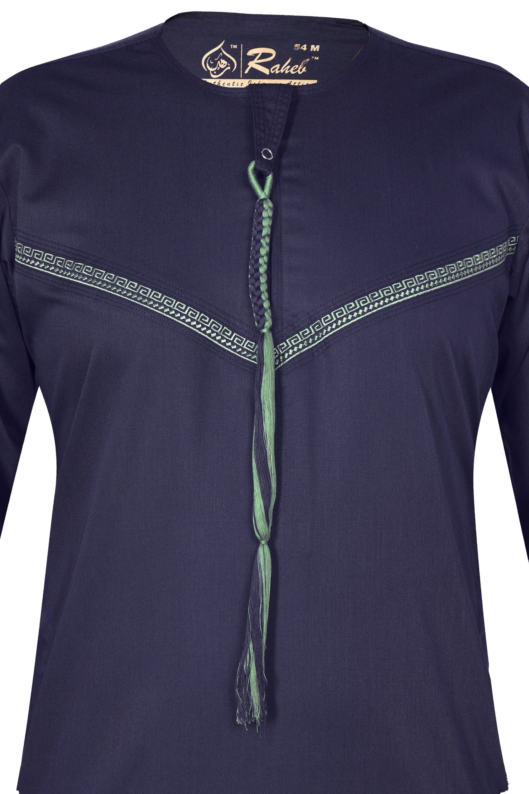 Omani Embroidery Thobe for Sale UK With Tassel color Purple Buy Royal Premium Fabric Gulf Style for Jummah Namaz, Eid Prayer