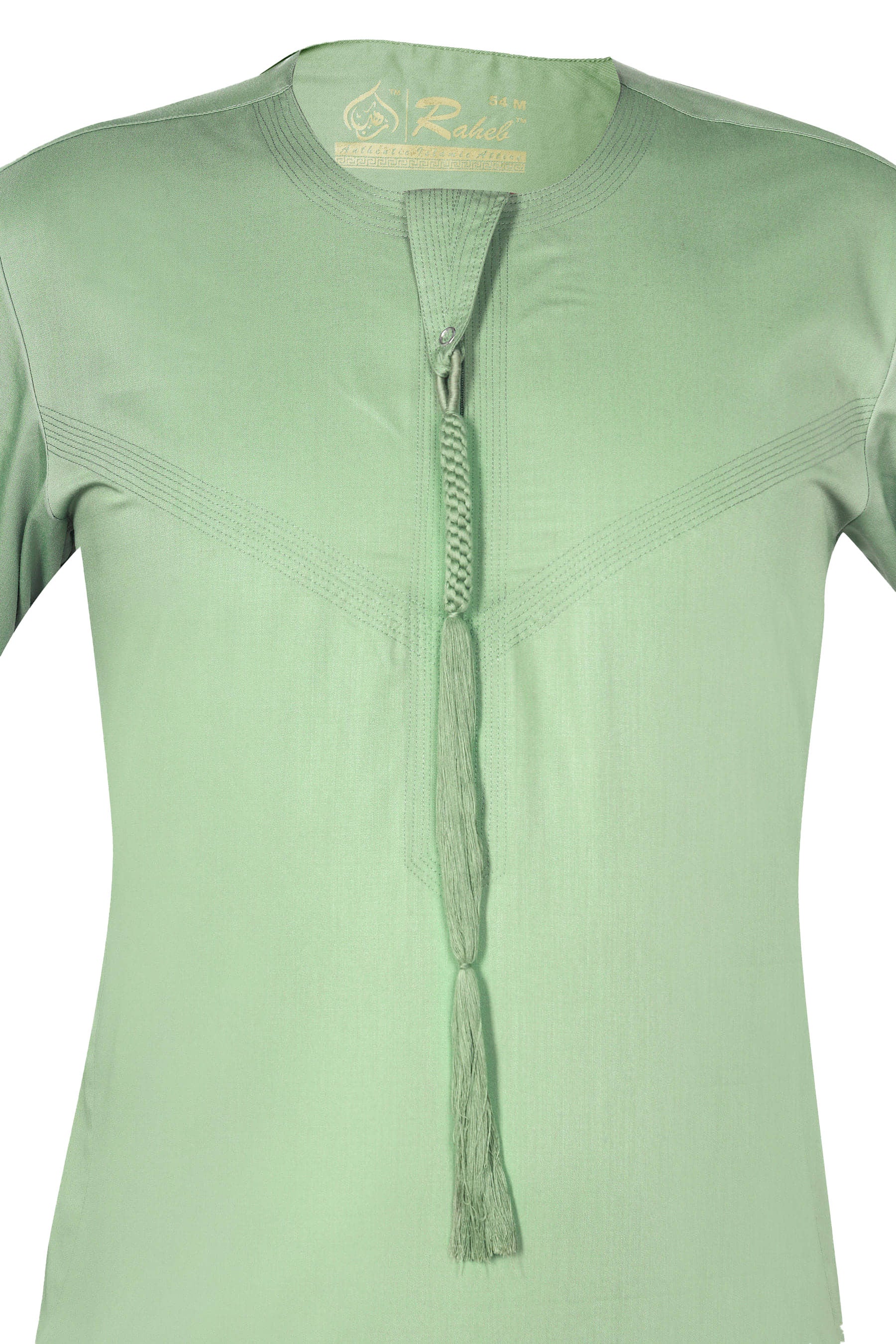 Jade - Authentic Omani Stitch Thobe for Men – Traditional Gulf Style