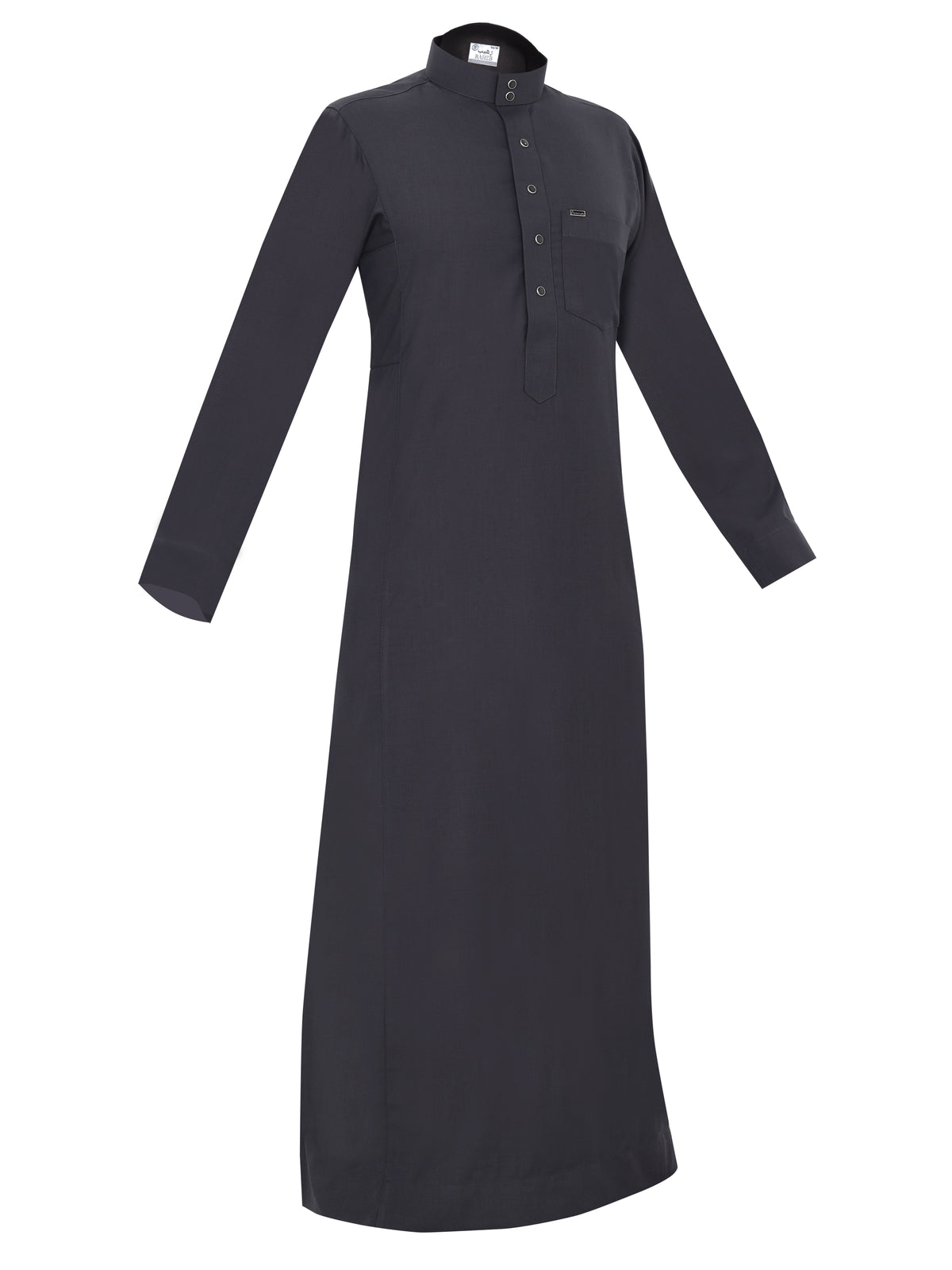 Standard thobes are traditional garments worn by Arabs, known for their distinctive design and comfort Grey.