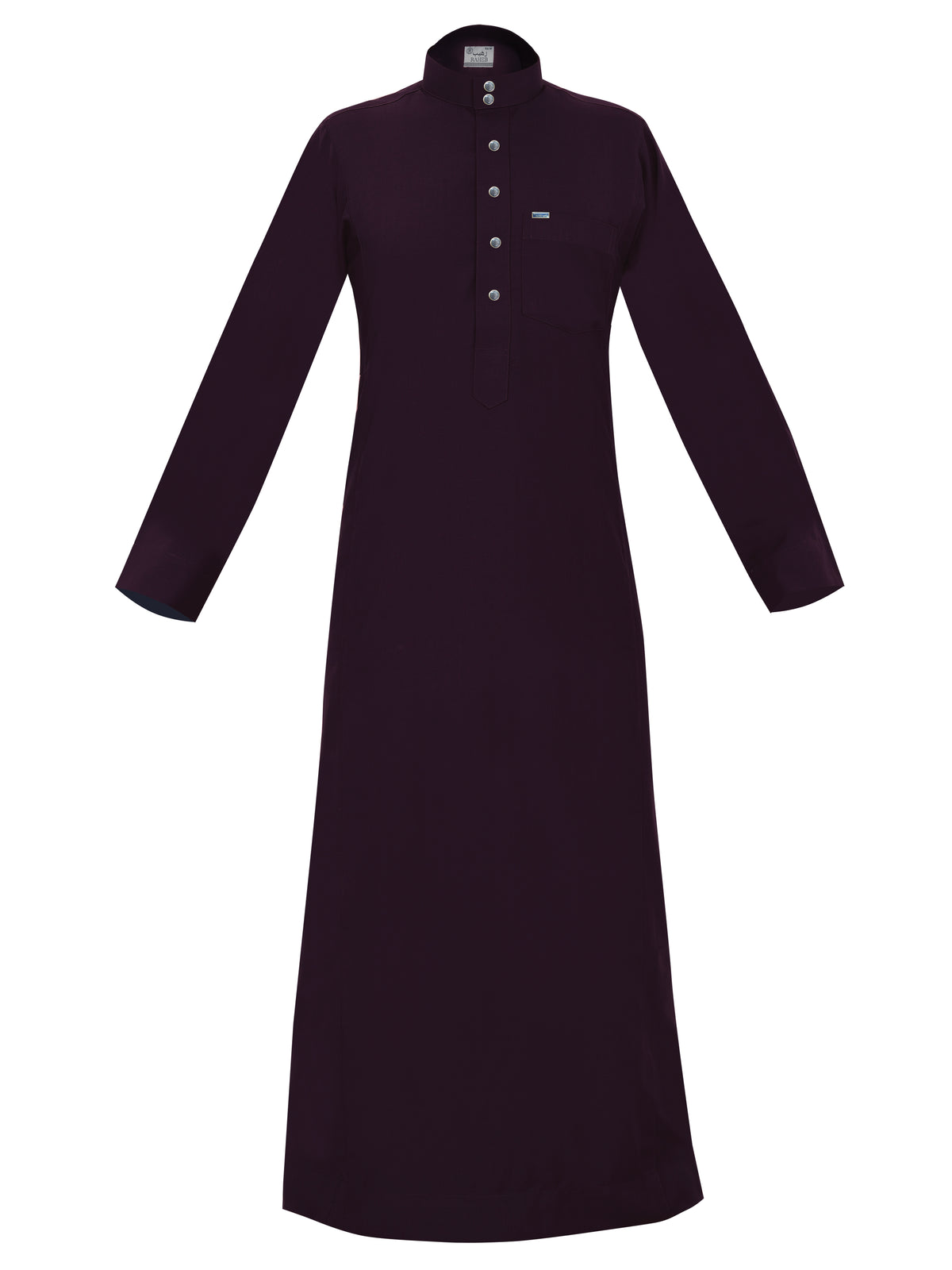 Standard thobes are traditional garments worn by Arabs, known for their distinctive design and comfort Plum.