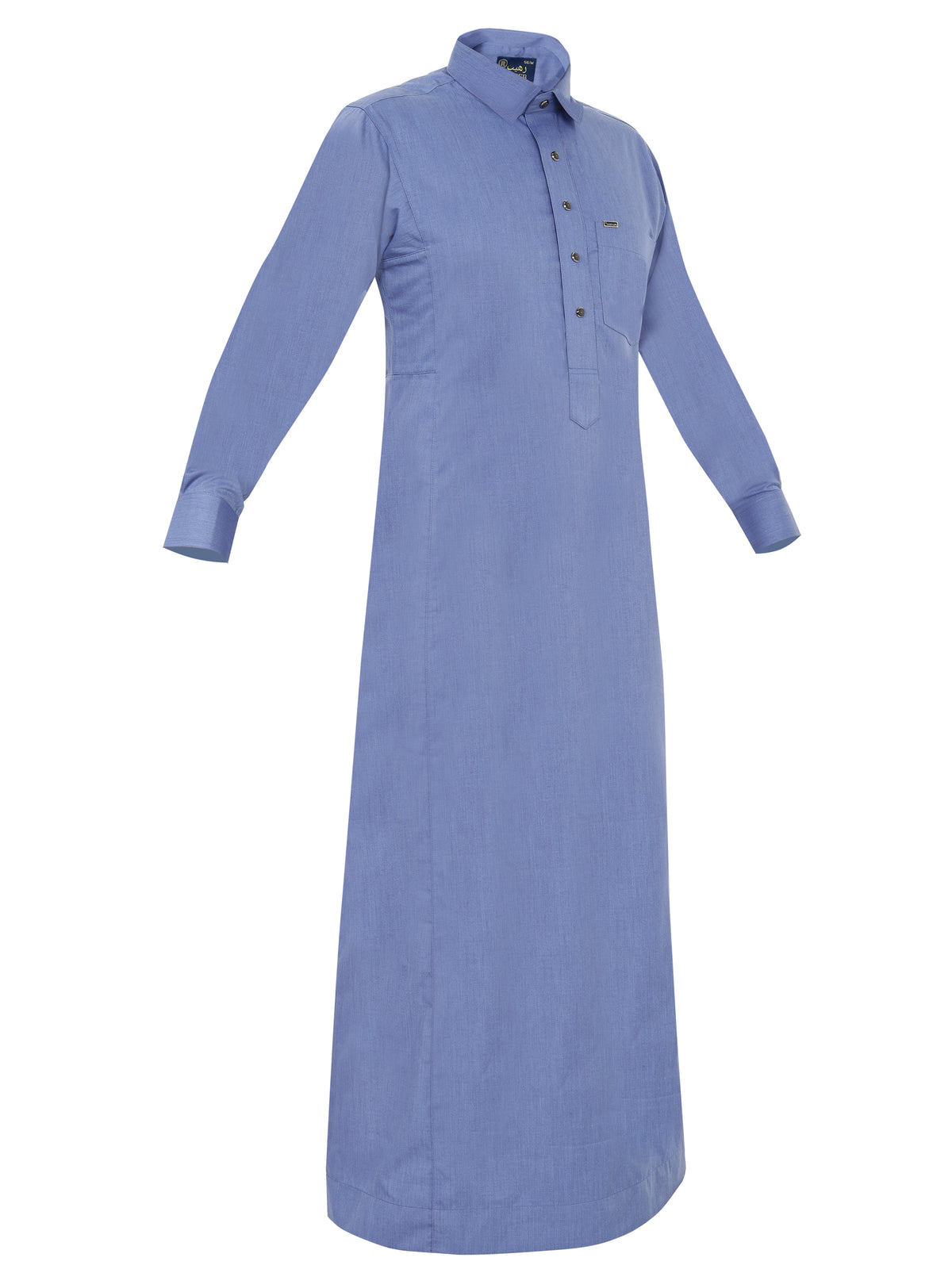 Shirt thobes are traditional garments worn by Arabs, known for their distinctive design and comfort Steel Blue